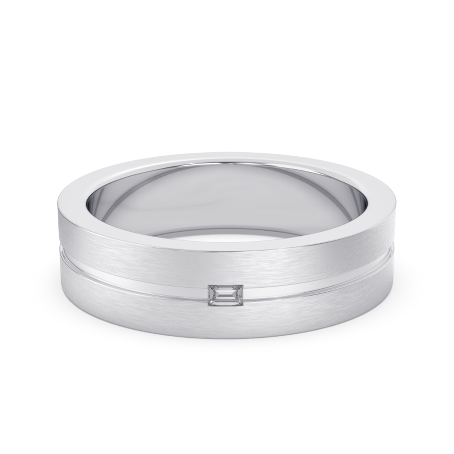 Creux Diamond 5.5 mm Wedding Ring