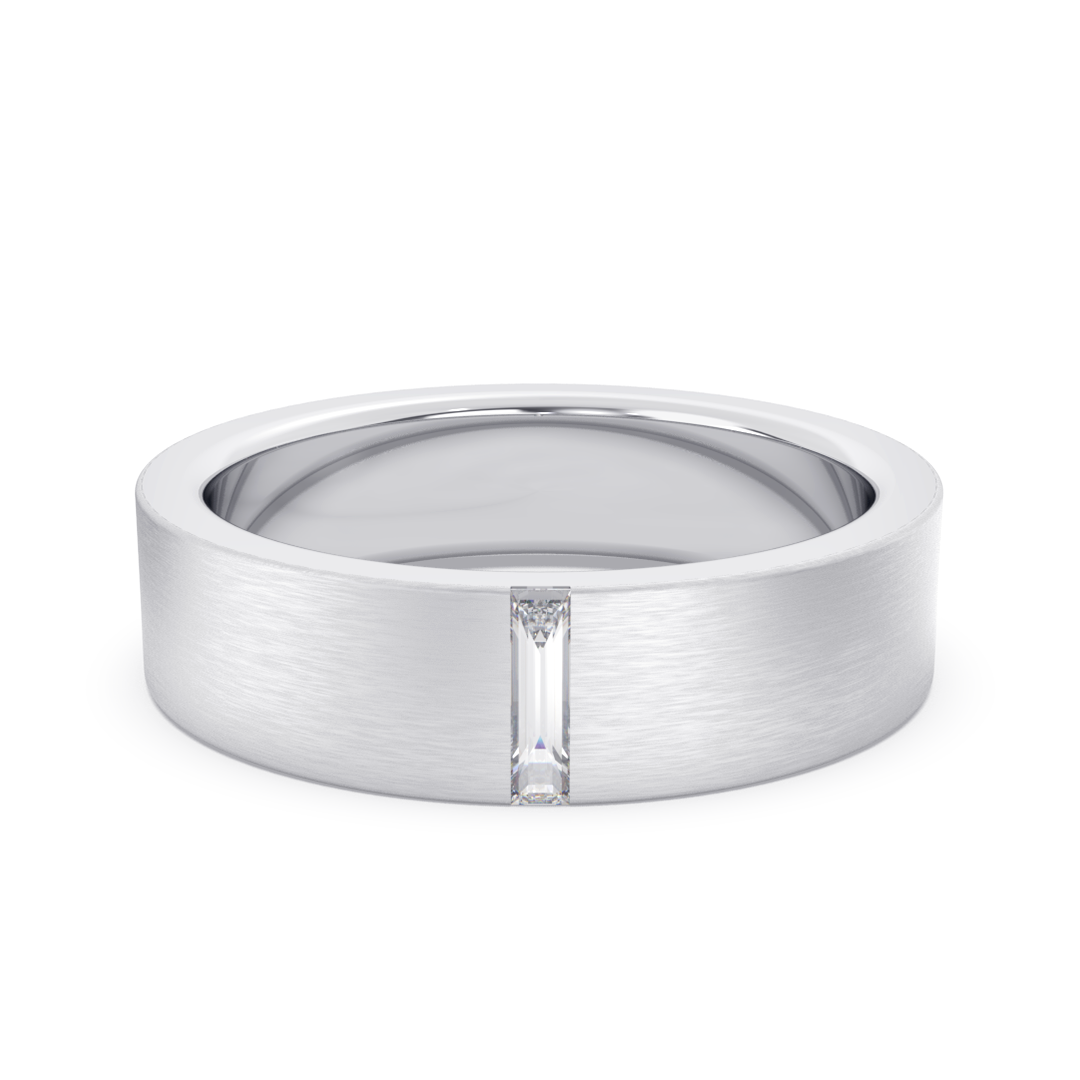 Baguette Diamond Wedding Band