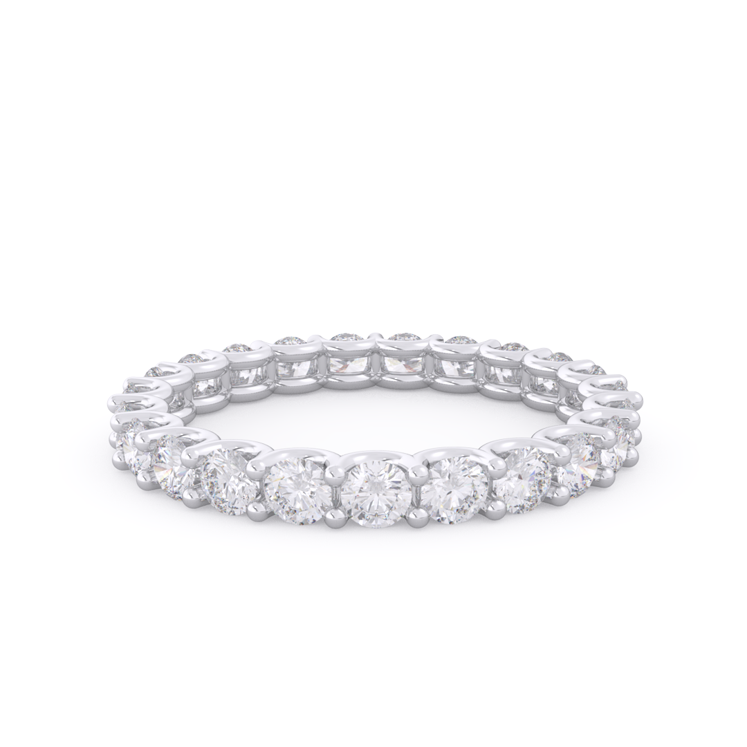 Round Diamond Full Eternity Band