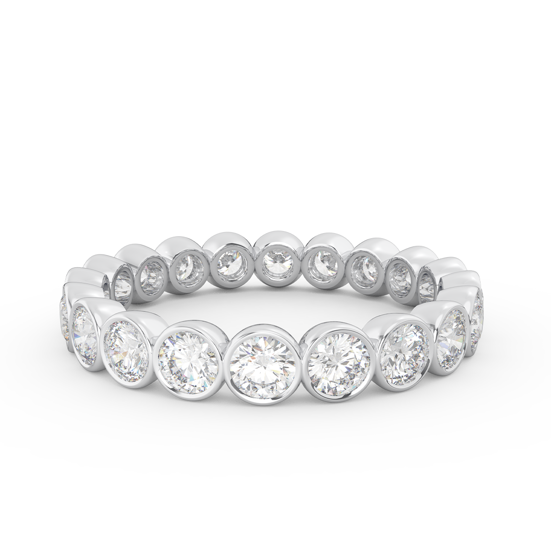 Bezel Set Diamond Eternity Ring