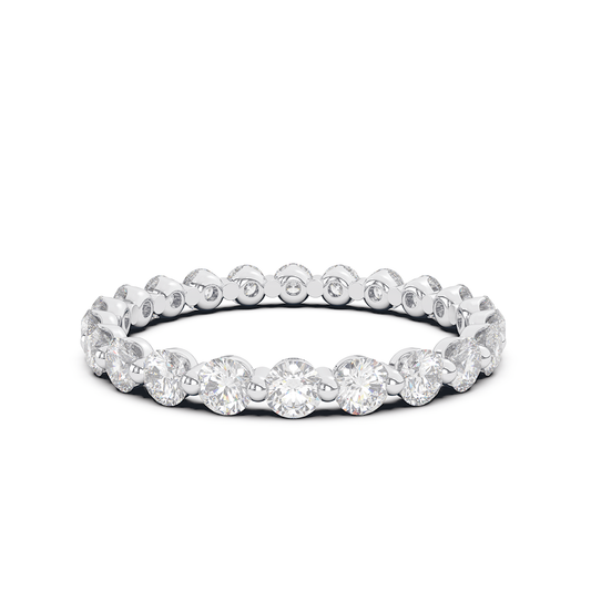 Floating Diamond Eternity Ring